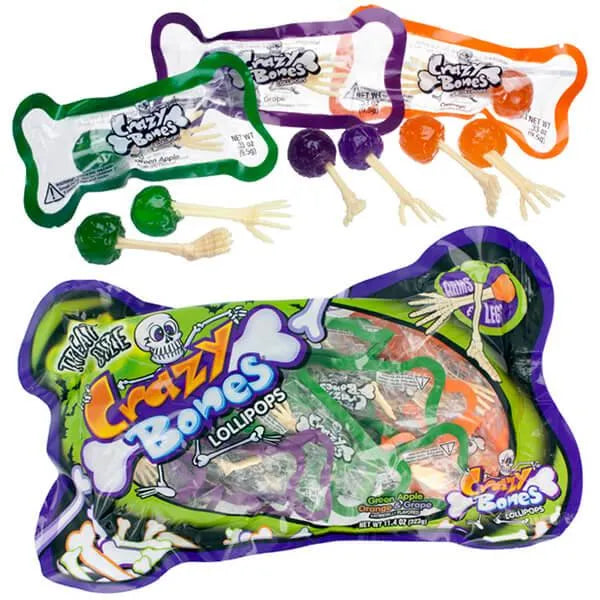 Crazy Bones Lollipops: 30-Piece Bag