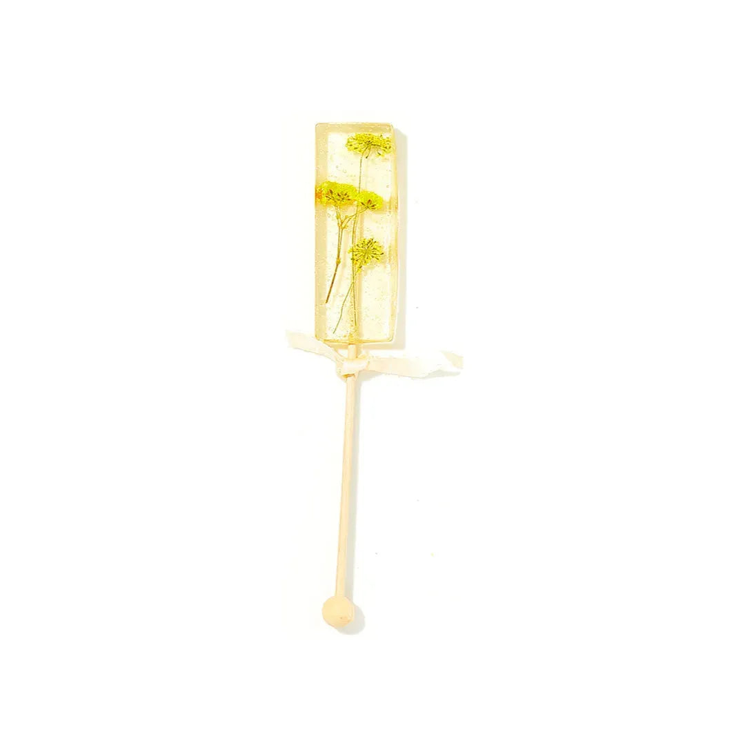 Pure Sugar Candy Floral Fantasy - Edible Flower Lollipop