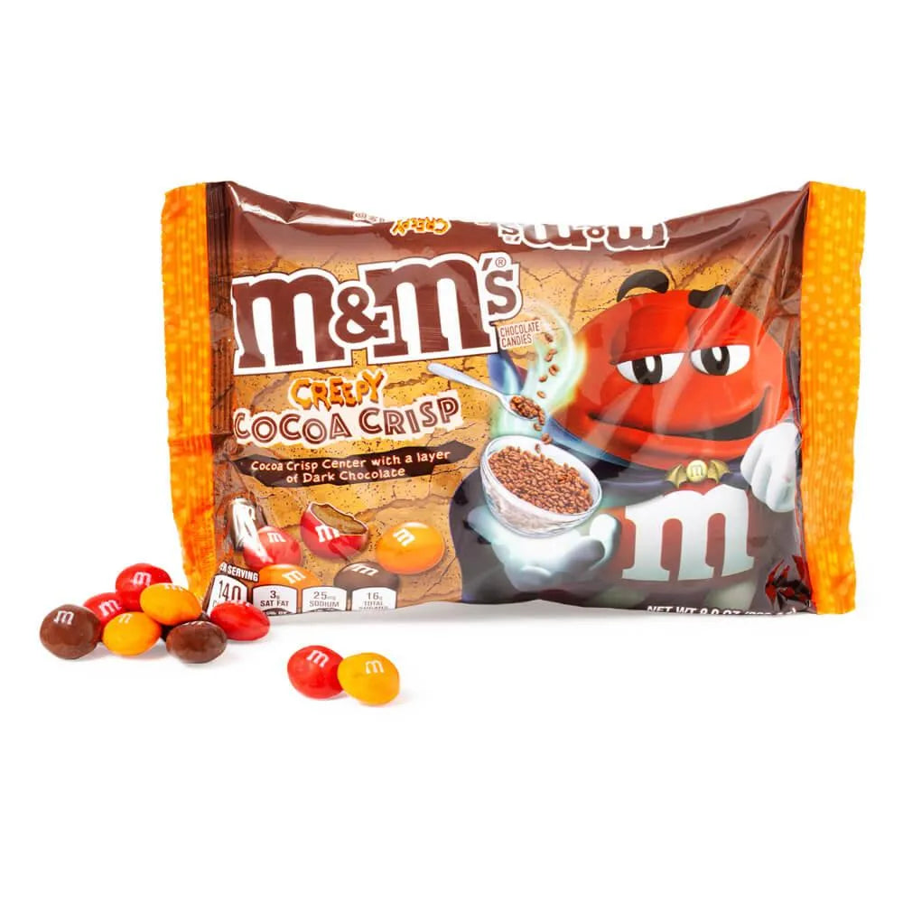 Creepy Cocoa Crisp M&M's Halloween Candy 8-Ounce Bag