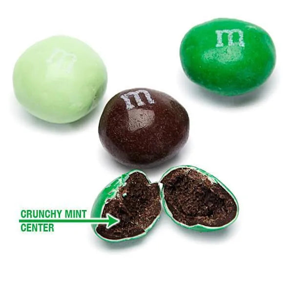 Crunchy Mint M&M's Candy: 8-Ounce Bag