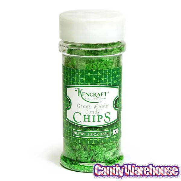 Crushed Candy Chips - Green Apple: 5.8-Ounce Shaker