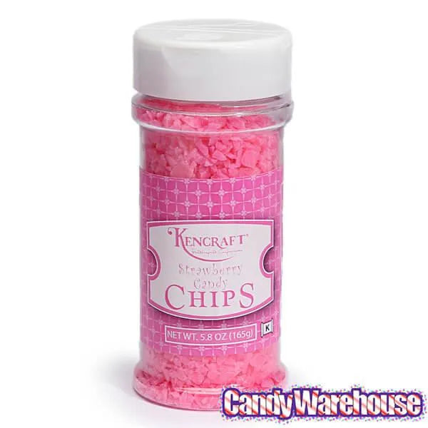 Crushed Candy Chips - Pink Strawberry: 5.8-Ounce Shaker