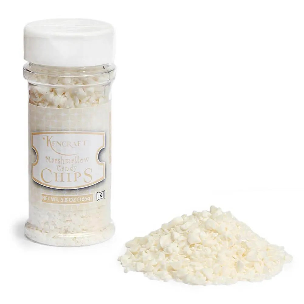 Crushed Candy Chips - White Marshmallow: 5.8-Ounce Shaker