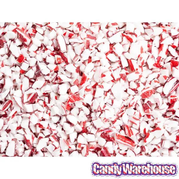 Crushed Peppermint Candy Chips Jars: 12-Piece Case