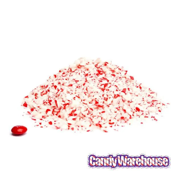 Crushed Peppermint Candy Chips Jars: 12-Piece Case