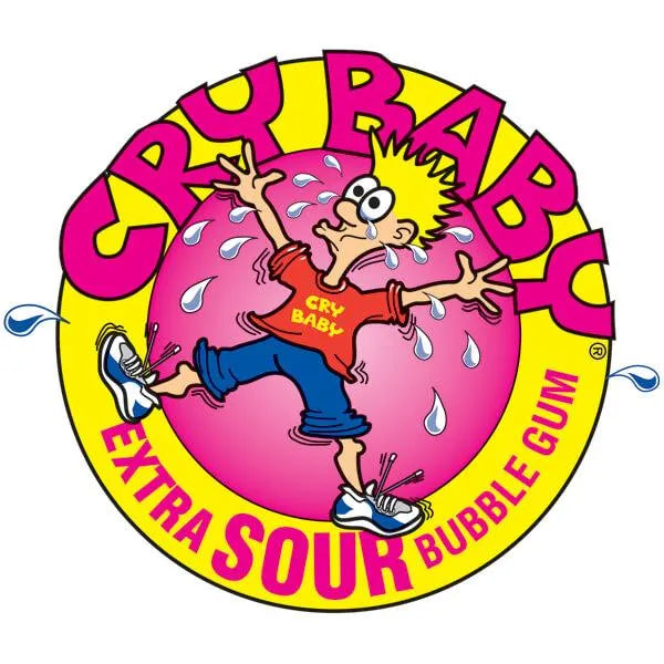 Cry Baby Sour Wax Bottles Candy 4-Packs: 18-Piece Box