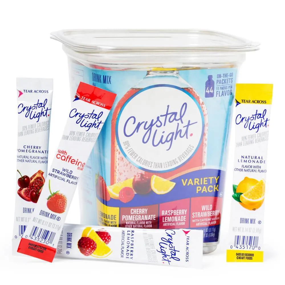 Crystal Light Drink Mix Variety Pack: 44-Piece Tub