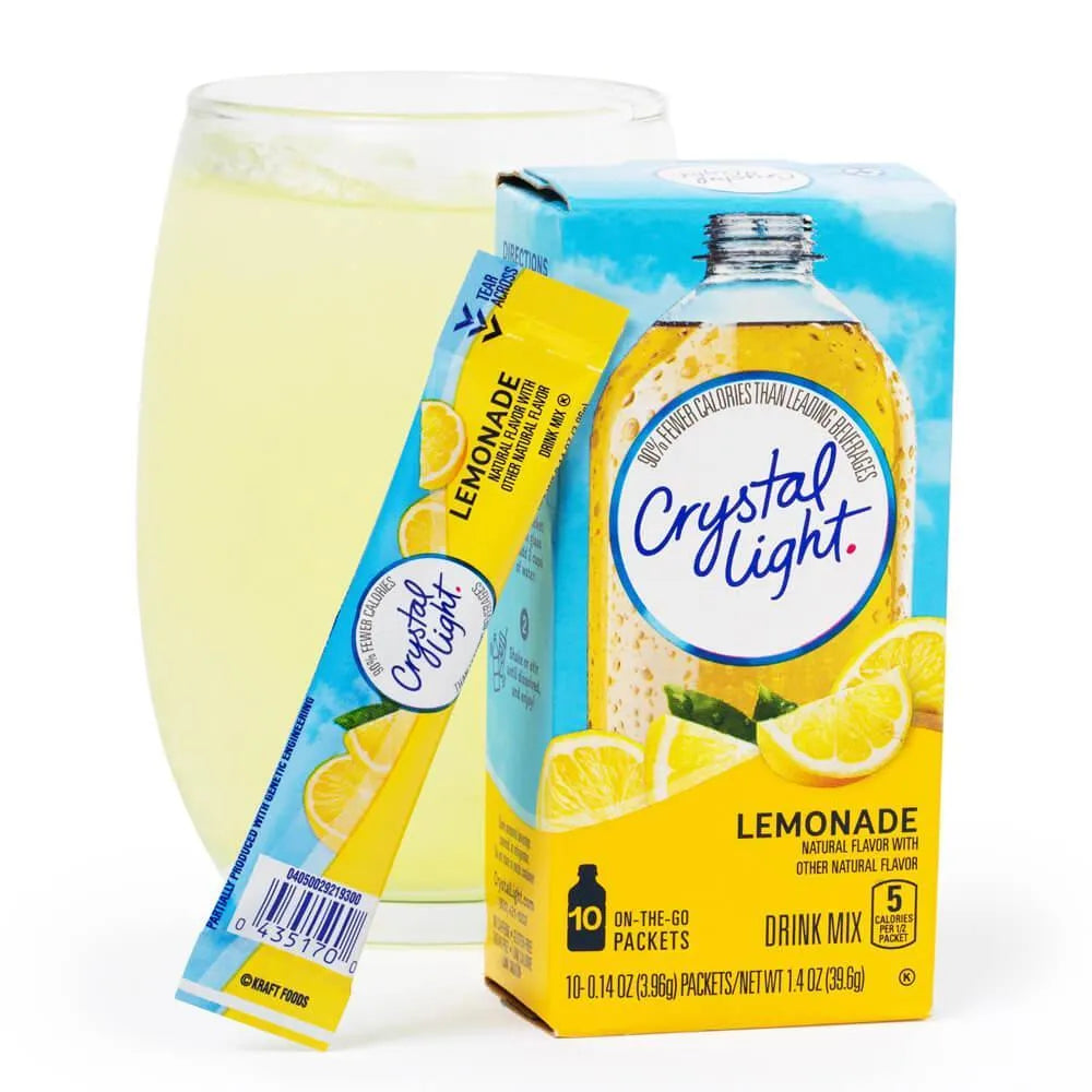 Crystal Light - Lemonade: 10-Piece Box