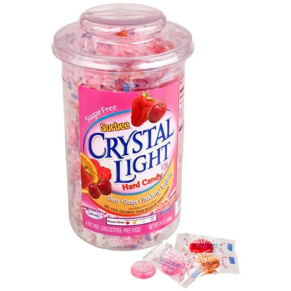 Crystal Light Sugar Free Candy: 200-Piece Tub