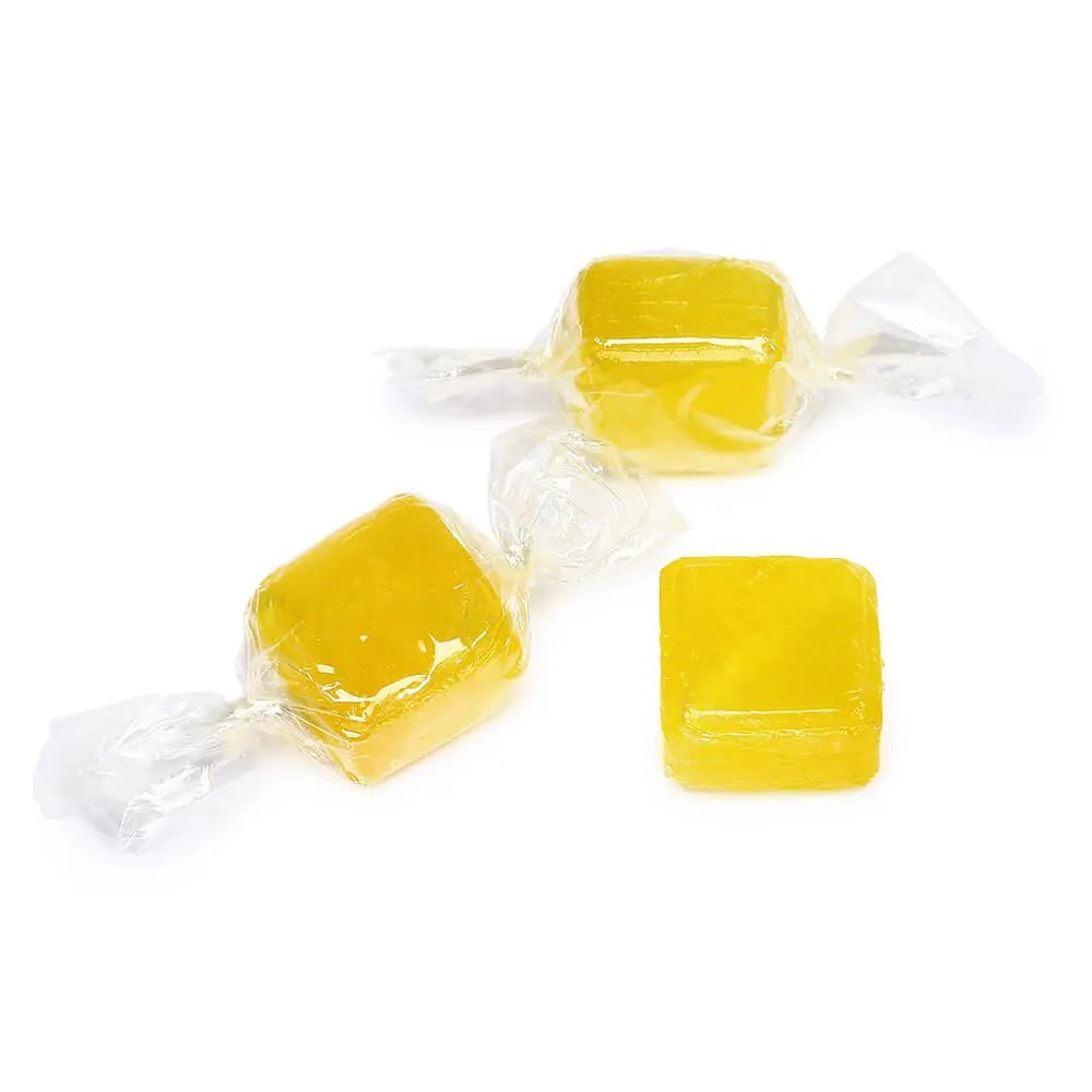 Cubes Hard Candy - Lemon: 3LB Bag