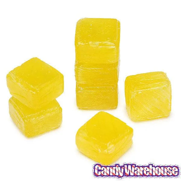 Cubes Hard Candy - Lemon: 3LB Bag