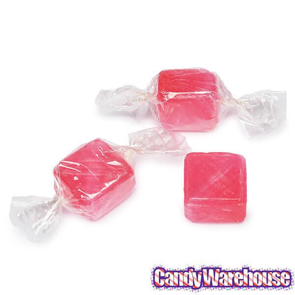 Cubes Hard Candy - Strawberry: 3LB Bag