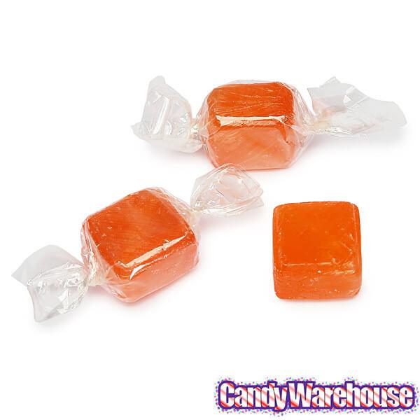 Cubes Hard Candy - Tangerine: 3LB Bag