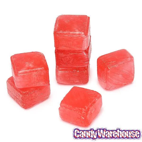 Cubes Hard Candy - Wild Cherry: 3LB Bag