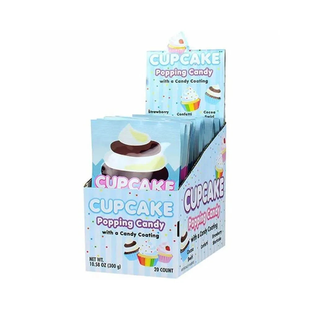 Cupcake Coated Popping Candy: 20-Piece Display