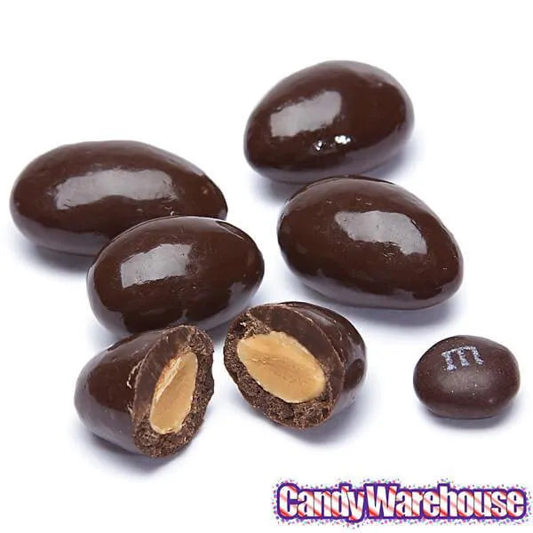 Dark Chocolate Covered Almonds Candy: 10LB Case