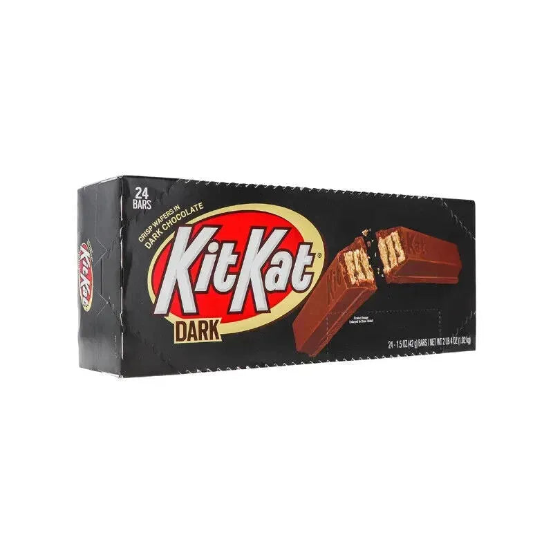 Dark Chocolate Kit Kat Candy Bars: 24-Piece Box