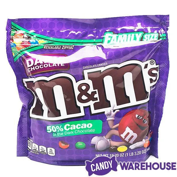 Dark Chocolate M&M's Candy: 19.2-Ounce Bag