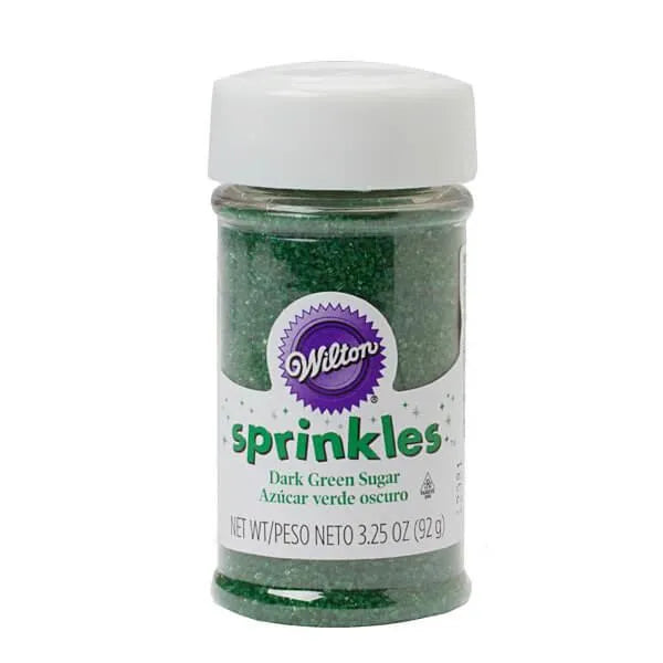 Dark Green Colored Sugar: 3.25-Ounce Bottle