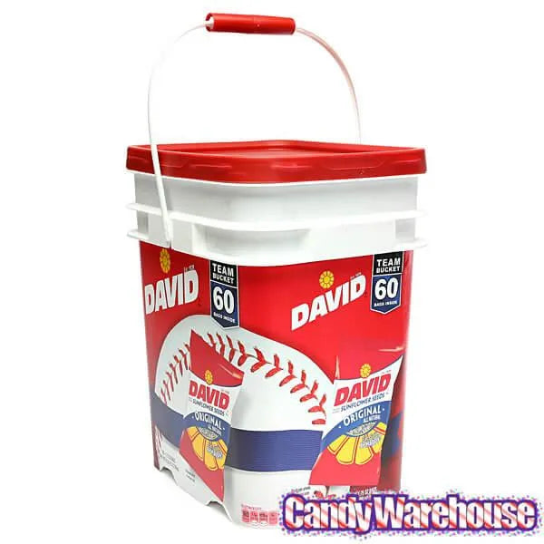 David Sunflower Seeds 1.75-Ounce Bags: 60-Piece Bucket