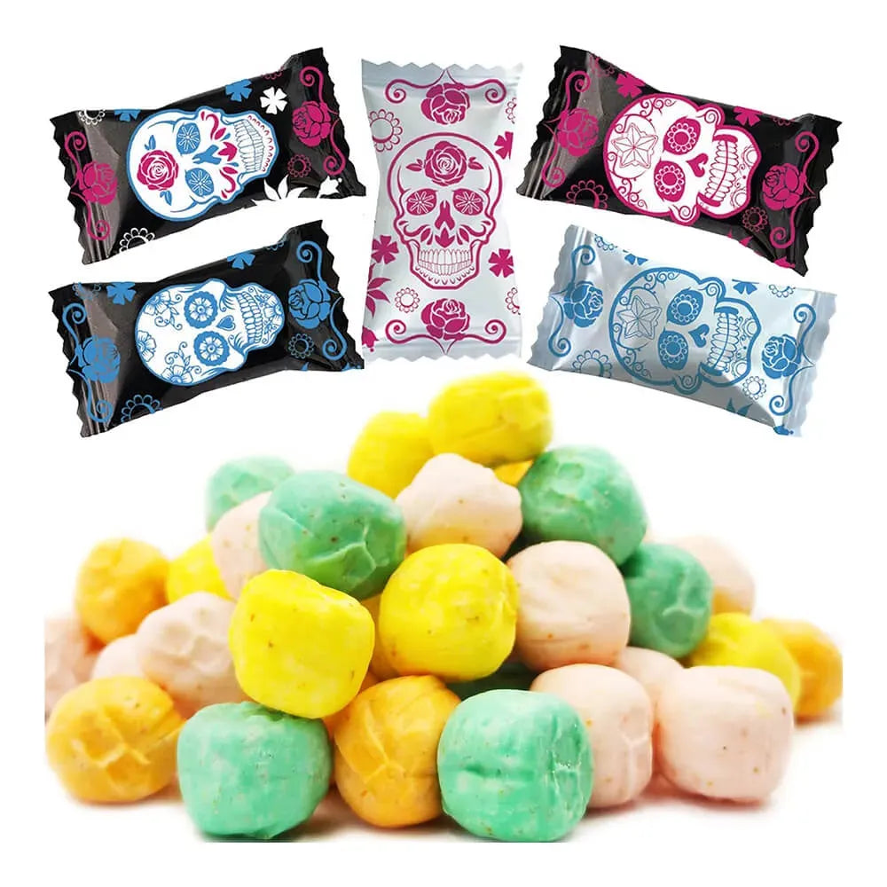 Day of the Dead Wrapped Sweet Heat Buttermint Creams: 300-Piece Case