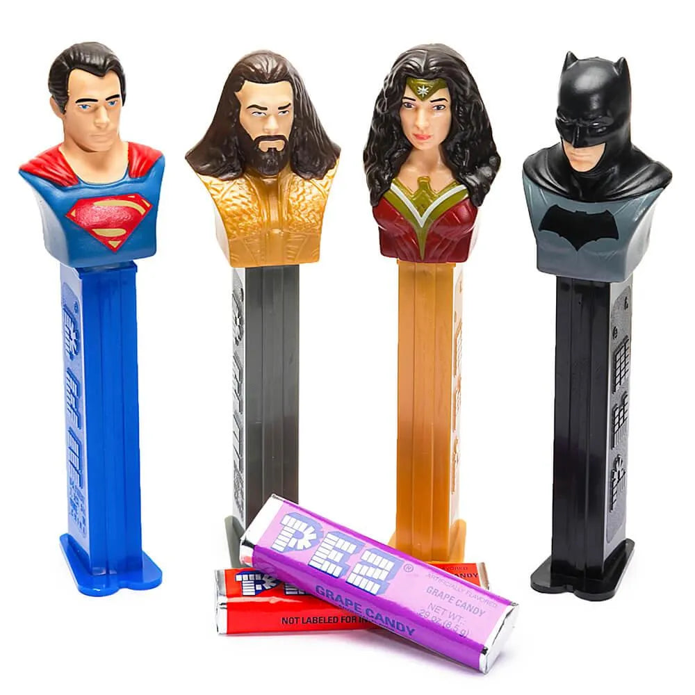 DC Comics Justice League PEZ Candy Packs: 12-Piece Display