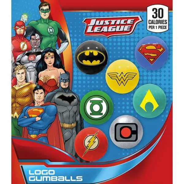 DC Comics Justice League Superhero 1-Inch Gumballs: 250-Piece Bag