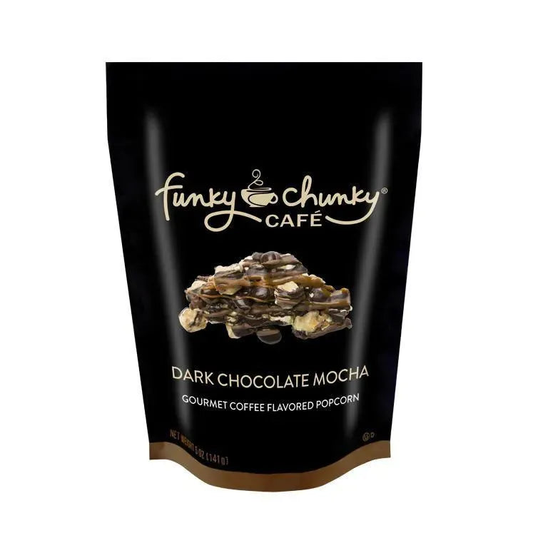 Funky Chunky Dark Chocolate Mocha Popcorn: 5-Ounce Bag