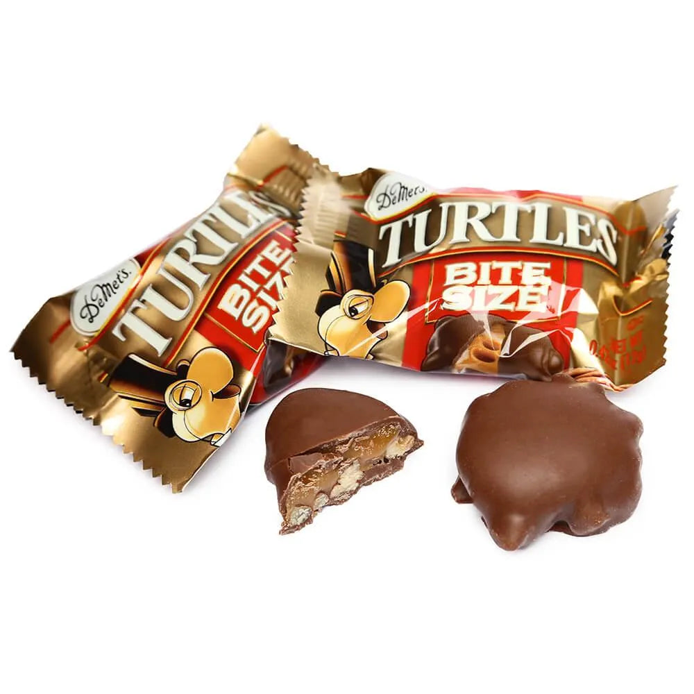 DeMet's Turtles Bite Size Chocolates: 60-Piece Box