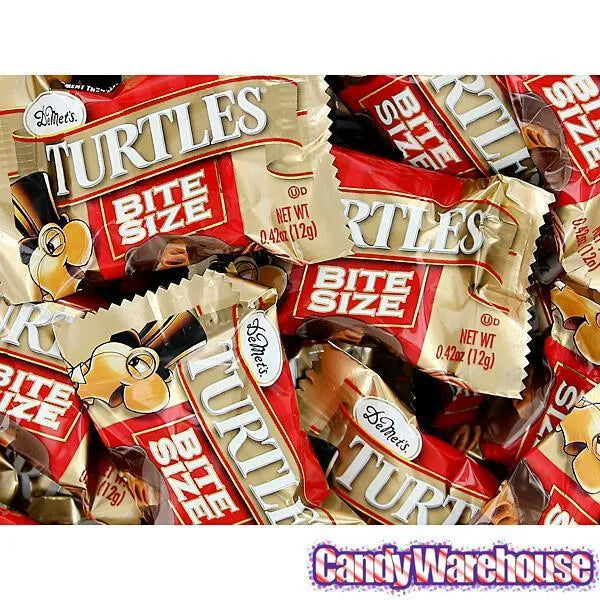 DeMet's Turtles Bite Size Chocolates: 60-Piece Box