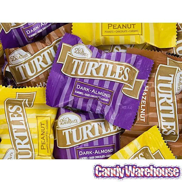 DeMet's Turtles Caramel Nut Cluster Chocolates Assortment: 17.5-Ounce Bag