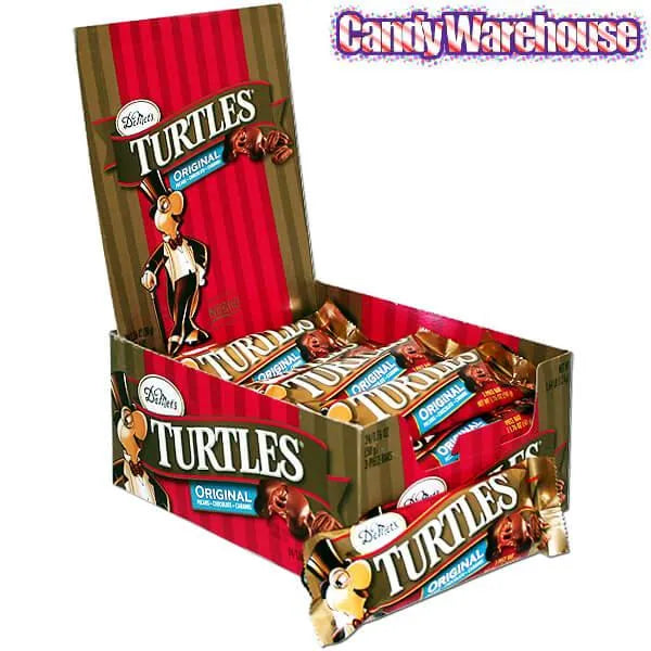 DeMet's Turtles Chocolate Candy Bars: 24-Piece Box