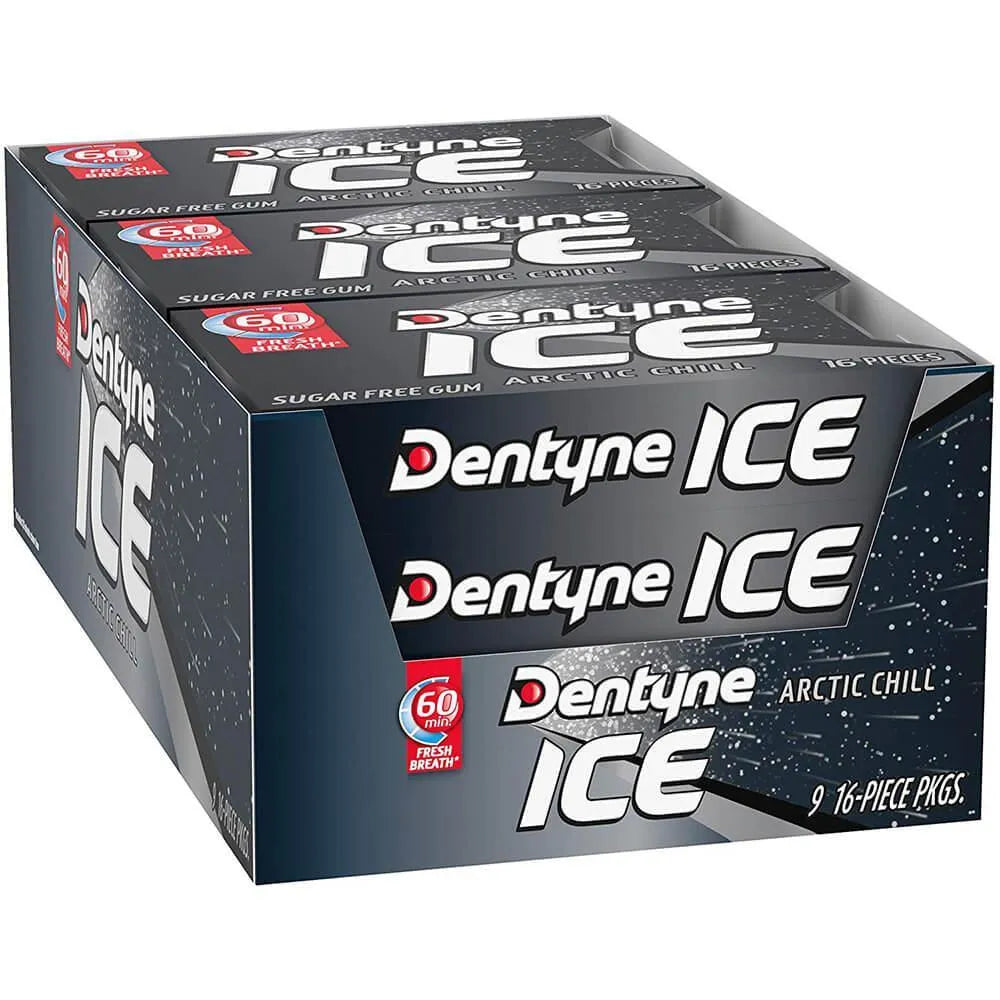 Dentyne Ice Sugar Free Gum Packets - Arctic Chill: 12-Piece Box