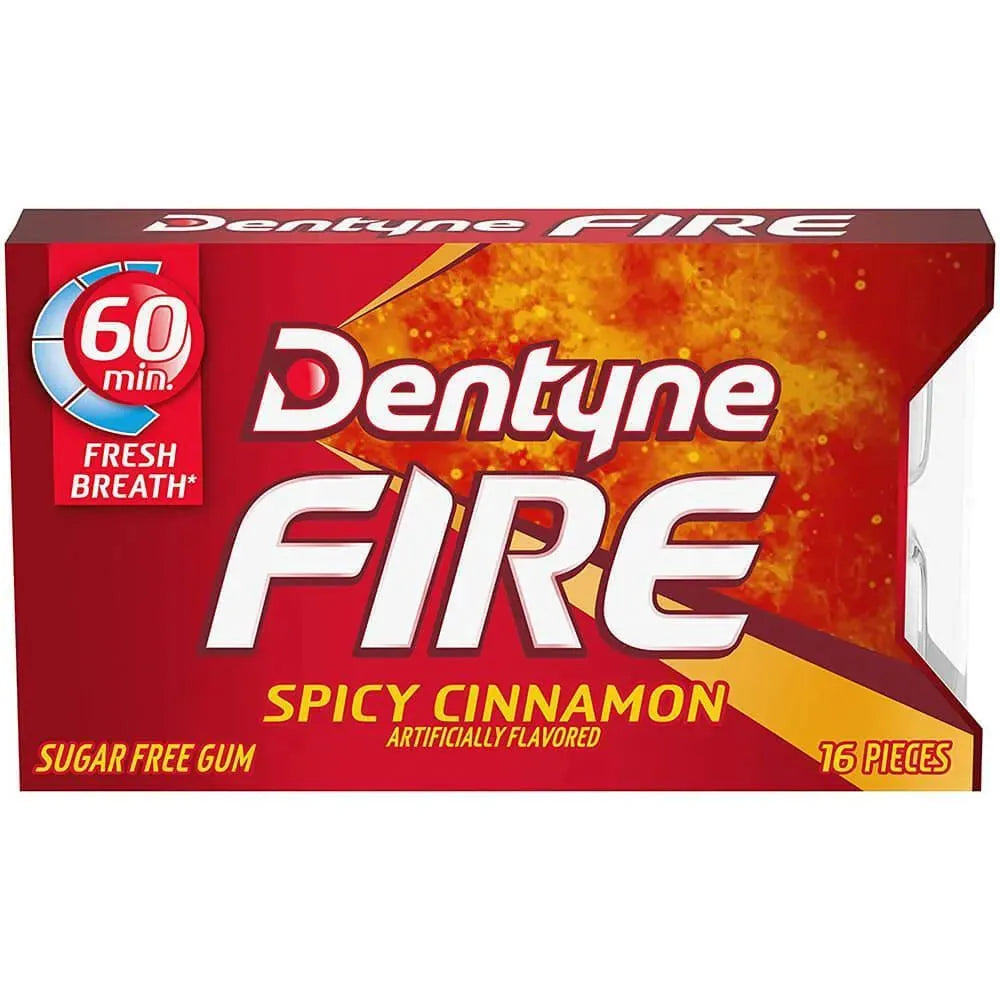 Dentyne Ice Sugar Free Gum Packets - Fire: 9-Piece Box