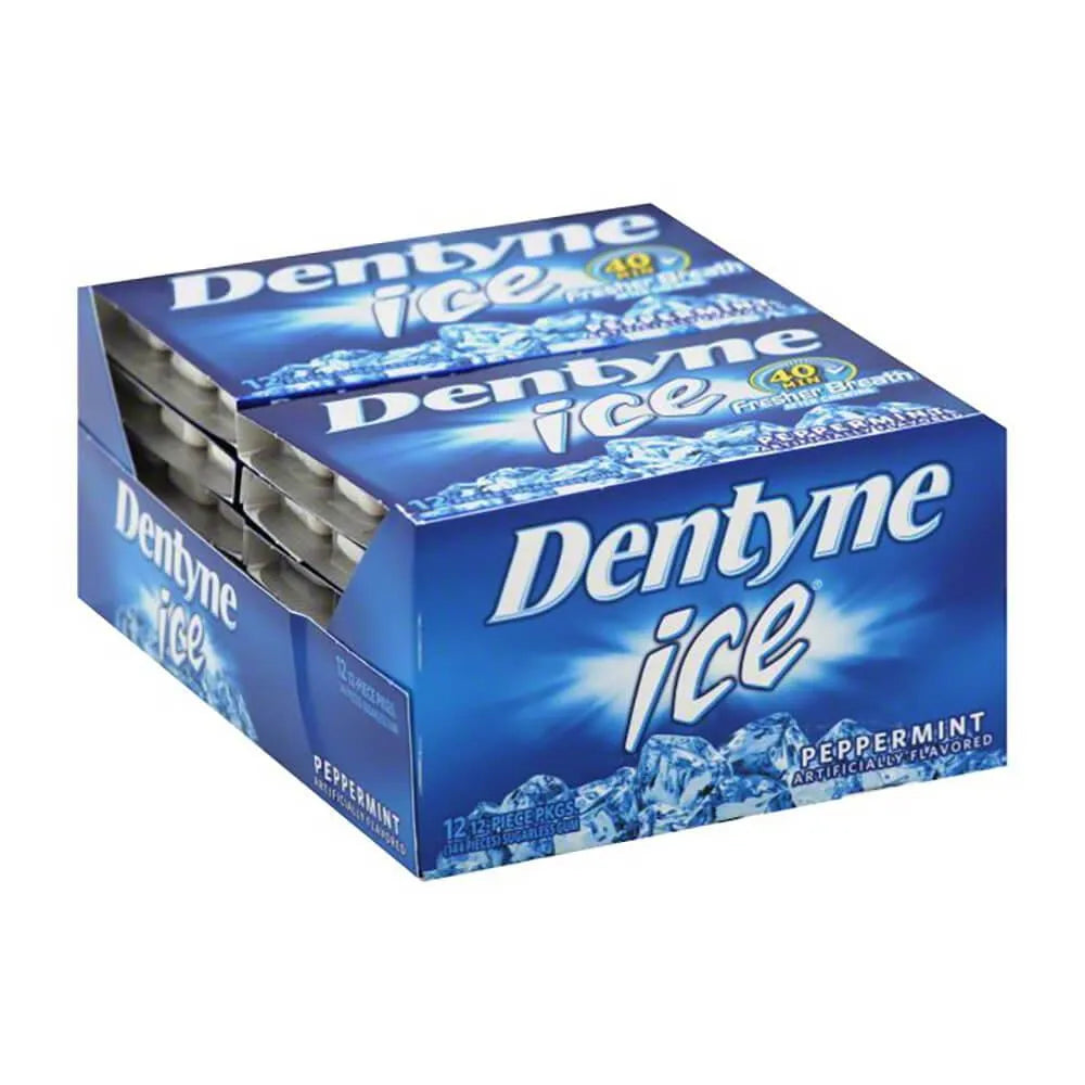 Dentyne Ice Sugar Free Gum Packets - Peppermint: 9-Piece Box