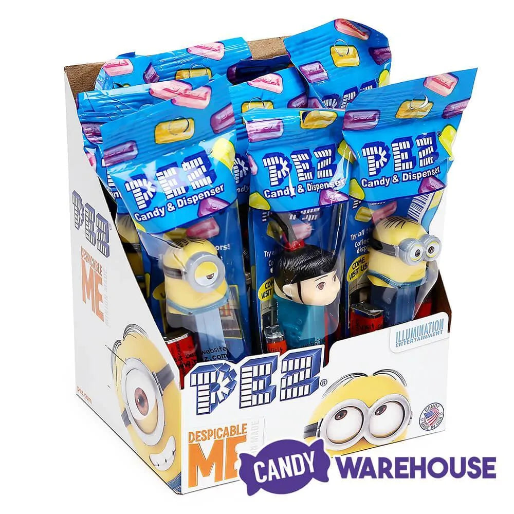 Despicable Me PEZ Candy Packs: 12-Piece Display