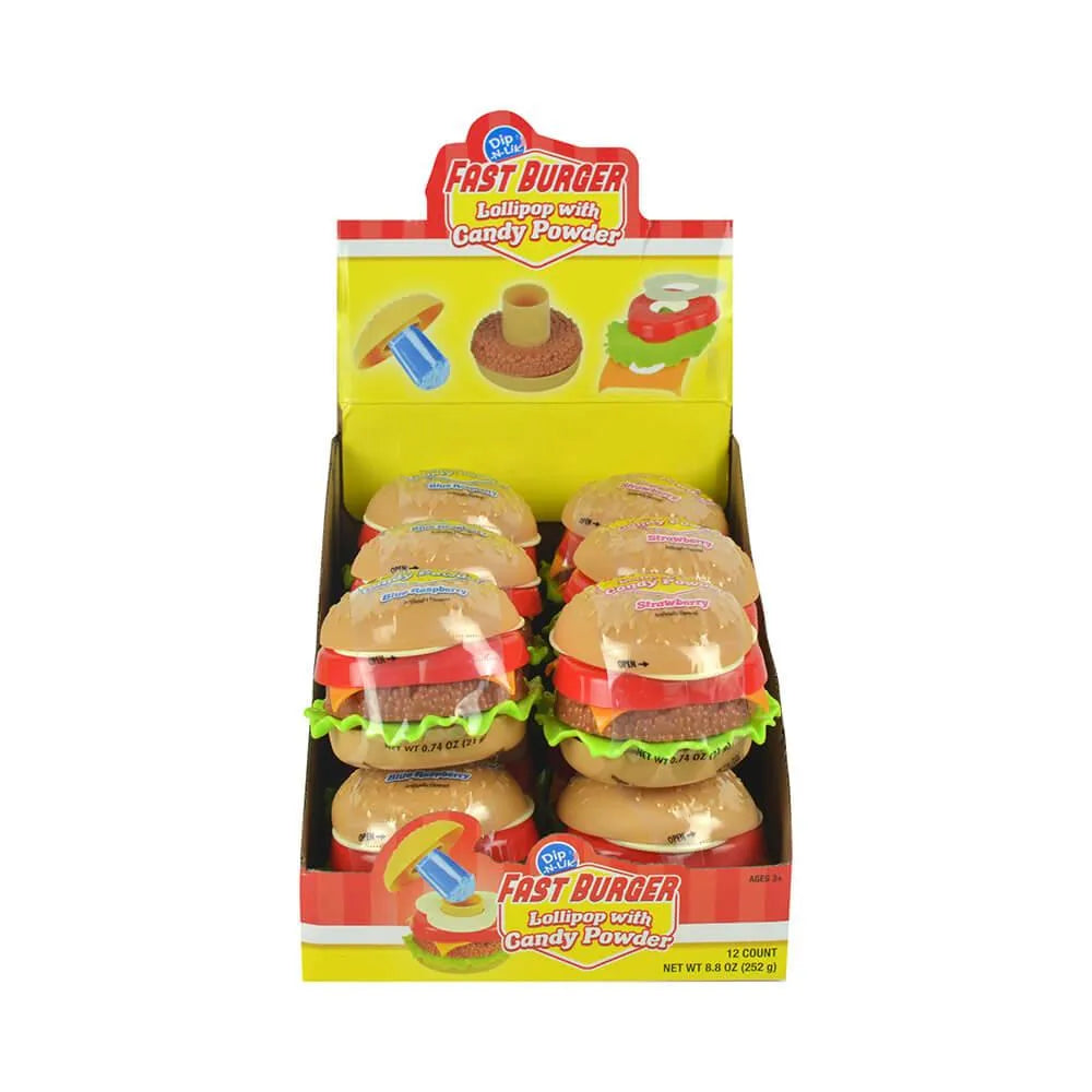 Dip-N-Lik Fast Burgers: 12-Piece Display