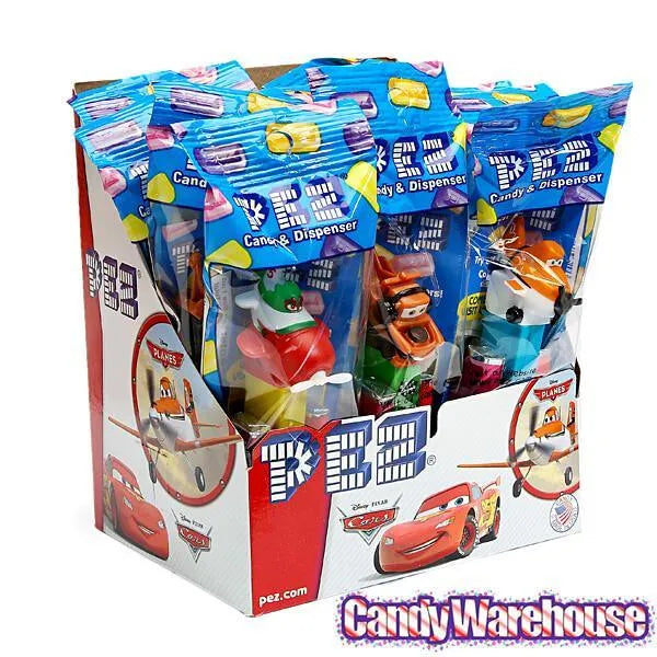 Disney Cars and Planes PEZ Candy Packs: 12-Piece Display