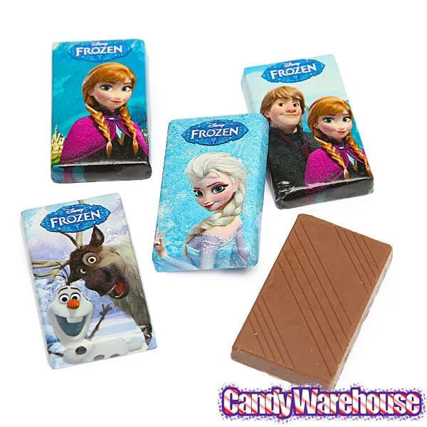 Disney Frozen Mini Milk Chocolate Bars: 15-Piece Bag