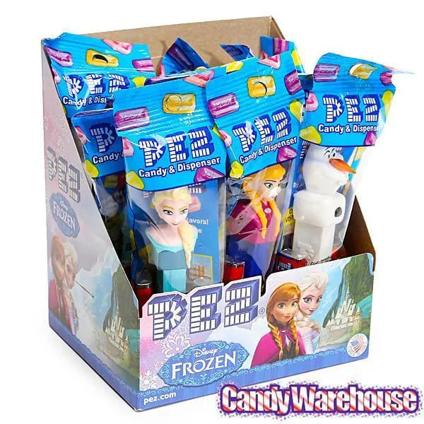 Disney Frozen PEZ Candy Packs: 12-Piece Display