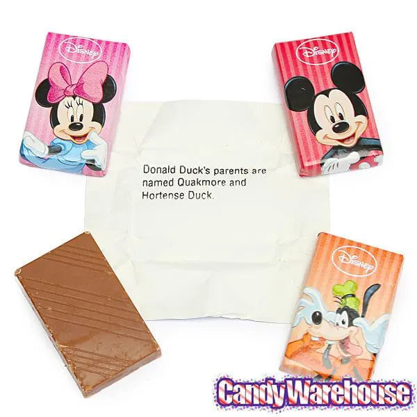 Disney Mickey Mouse and Friends Mini Milk Chocolate Bars: 15-Piece Bag