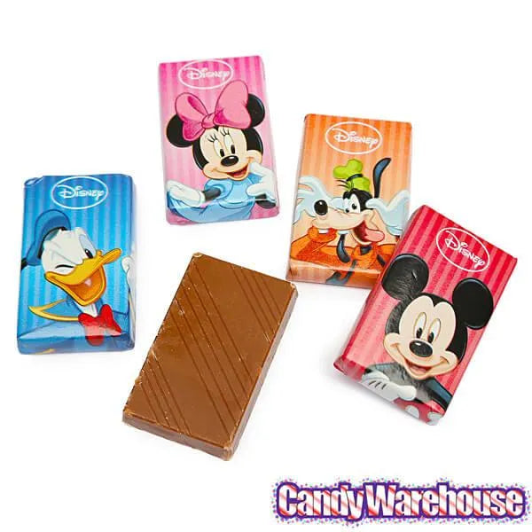 Disney Mickey Mouse and Friends Mini Milk Chocolate Bars: 15-Piece Bag