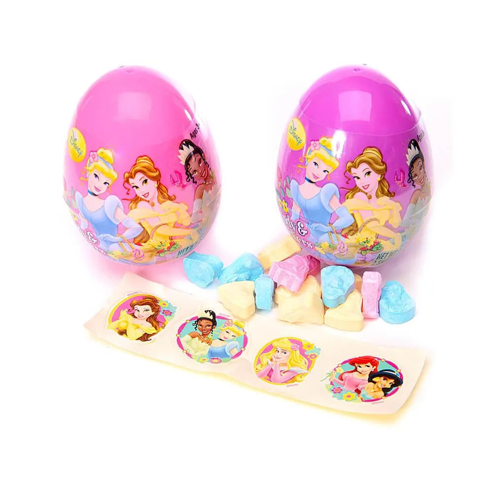 Disney Princess Candy and Sticker Filled Easter Eggs: 12-Piece Display