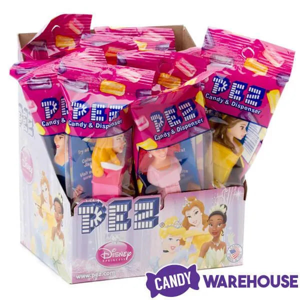 Disney Princesses PEZ Candy Packs: 12-Piece Display