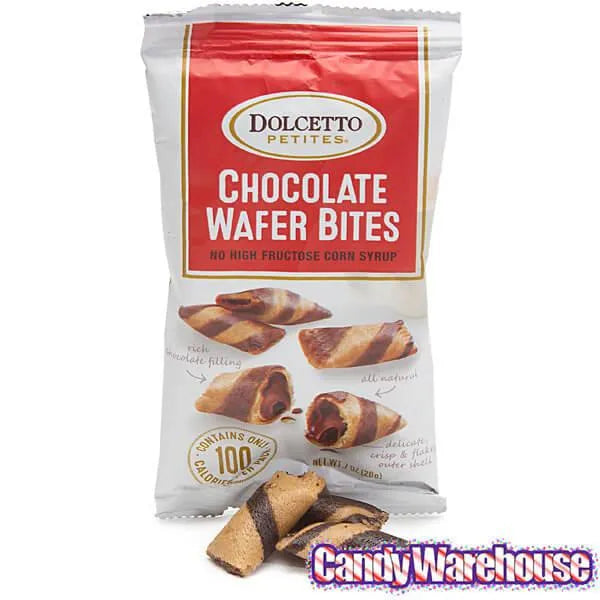 Dolcetto Chocolate-Filled Cookie Bites Packs: 24-Piece Display