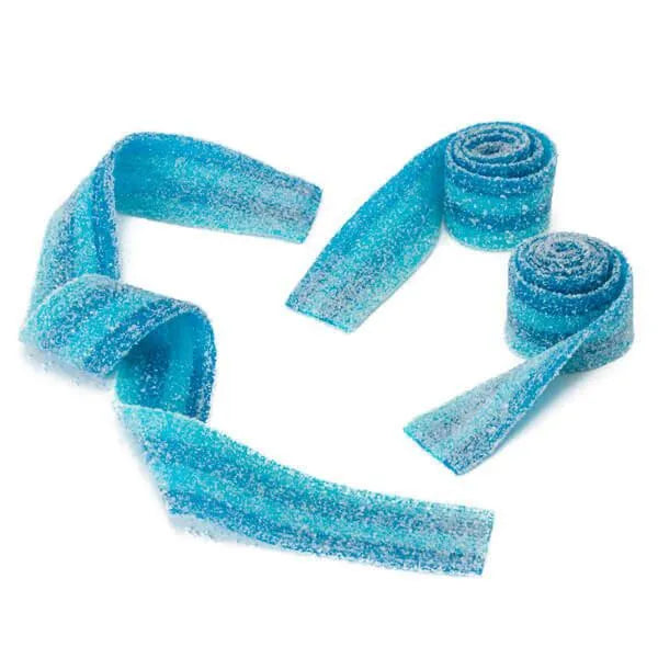 Dorval Sour Power Belts Candy - Berry Blue: 150-Piece Tub