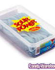 Dorval Sour Power Belts Candy - Berry Blue: 150-Piece Tub