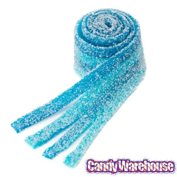 Dorval Sour Power Belts Candy - Berry Blue: 150-Piece Tub