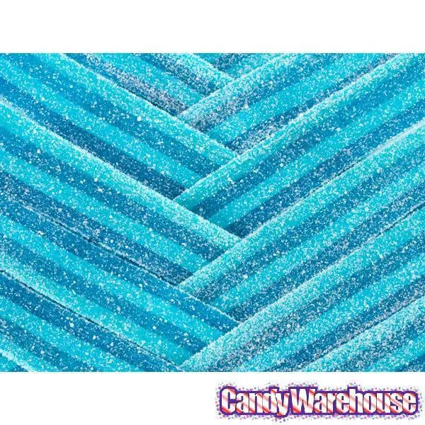 Dorval Sour Power Belts Candy - Berry Blue: 150-Piece Tub