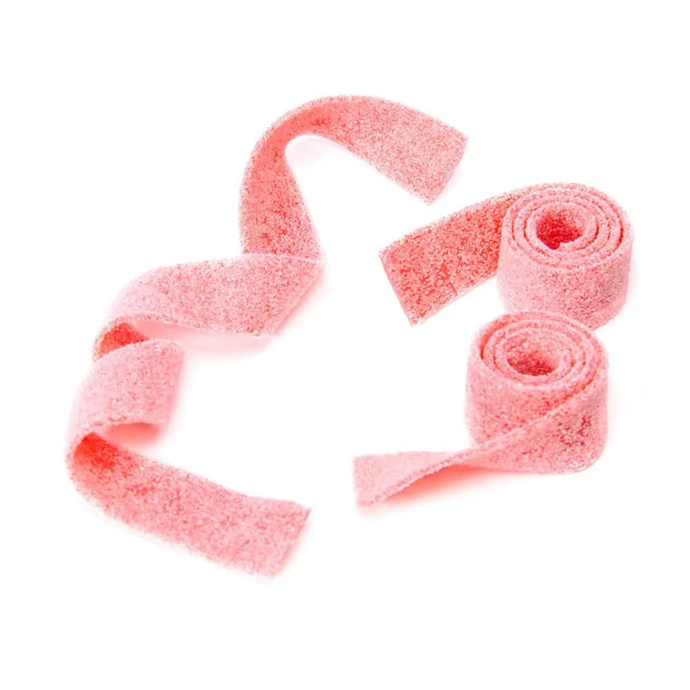 Dorval Sour Power Belts Candy - Pink Lemonade: 150-Piece Tub